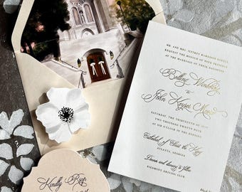 La suite de papelería para bodas de Bolling