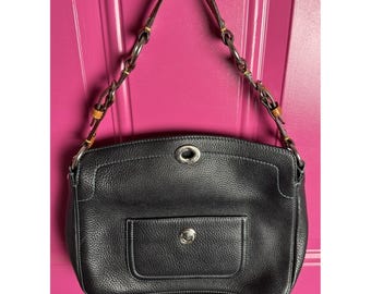 Coach Legacy Archive Taylor Coral Double Kisslock Pocket Satchel