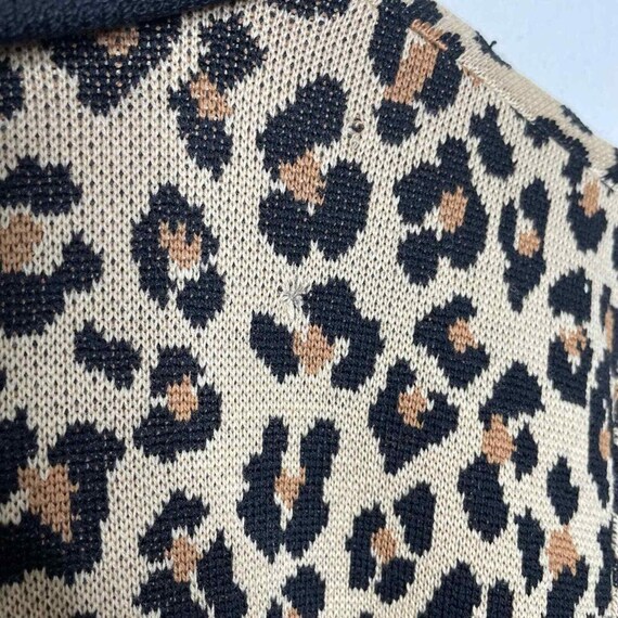 St. John Separates Leopard Button down Sweater Co… - image 11