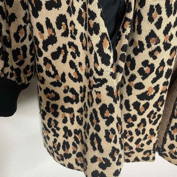 St. John Separates Leopard Button down Sweater Co… - image 5