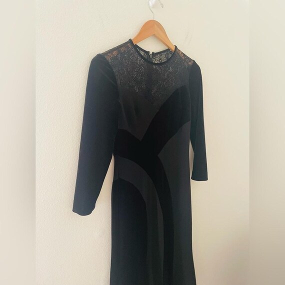 Rickie Freeman Teri Jon Black dress evening jewels