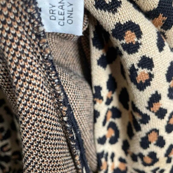 St. John Separates Leopard Button down Sweater Co… - image 9