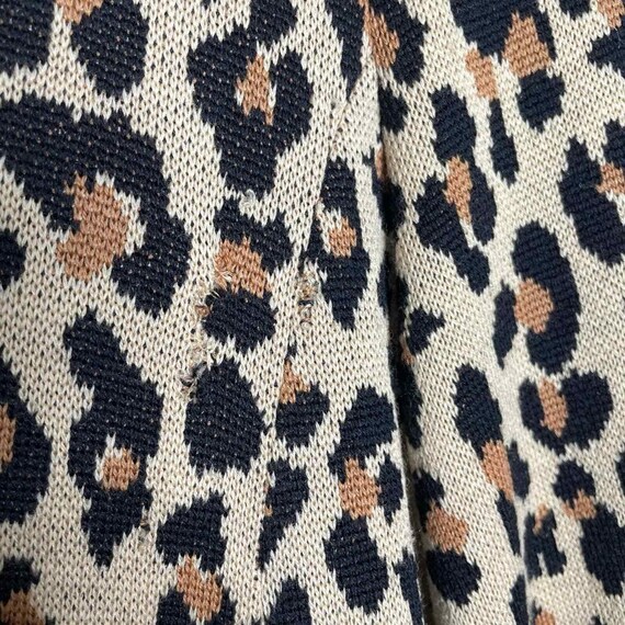 St. John Separates Leopard Button down Sweater Co… - image 8