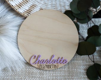 Floral Baby Keepsake Set – Birth Stats, Name Announcement & Footprint Sign | Babyshower Gift | Custom Keepsake Floral | Babygirl Birth Signs