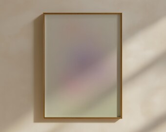 Regenbogen Aura Print, Abstraktes Poster mit Farbverlauf (Digitaler Download)