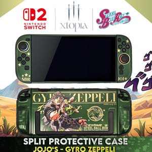 Nintendo Switch 2 Split Protective Case – JoJo's Bizarre Aventure: Gyro Zeppeli