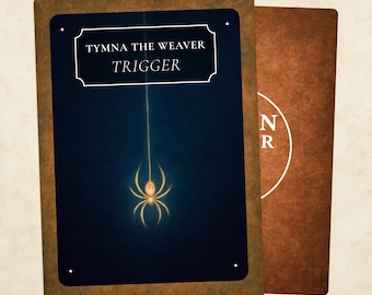 MTG Trigger Token – Tymna the Weaver Combat Draw Reminder for Commander / cEDH Partner Decks