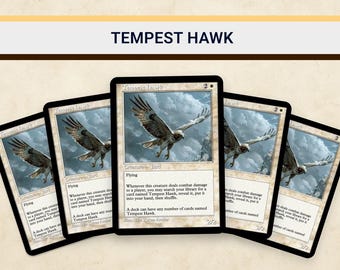 Tempest Technique - Proxy Full Art Custom Card - Etsy