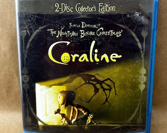 Coraline BluRay 4 pairs of 3D Glasses Included