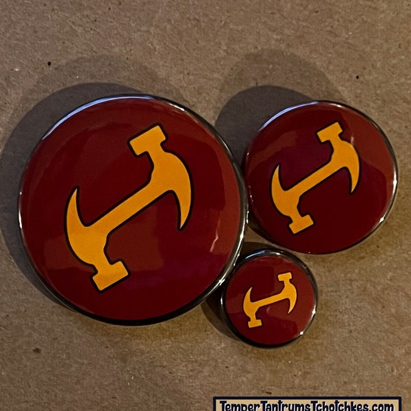 Stonecutters Logo -1", 1.5" or 2.25" Button/Bottle Opener-