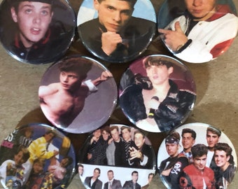 New Kids on the Block Set -1" Buttons-