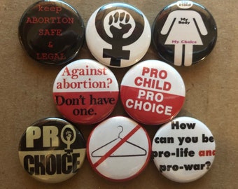 Pro Choice Set -1" Buttons-