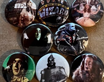Wizard of Oz Set -1” Buttons-