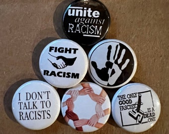 Anti Racism Set -1” Buttons-