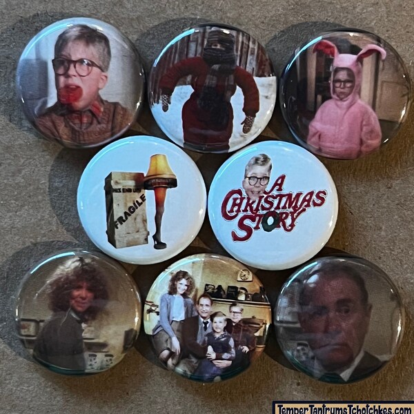 A Christmas Story Set -1” Buttons-