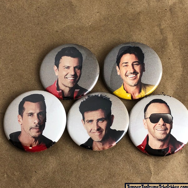 New Kids on the Block Old Set -1.5” Buttons-