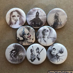 Scary Stories Set -1" or 1.5" Buttons-