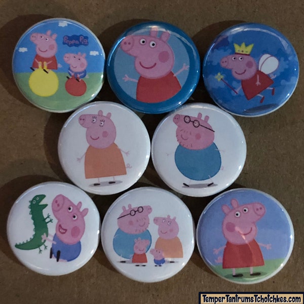 Ensemble Peppa Pig -Boutons 1"-