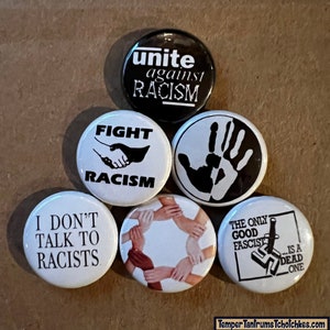 Anti Racism Set 1 Buttons image 1