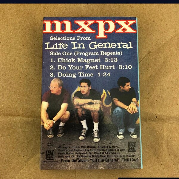 MxPx Life In General Cassette Sampler -Chick Magnet- Rare