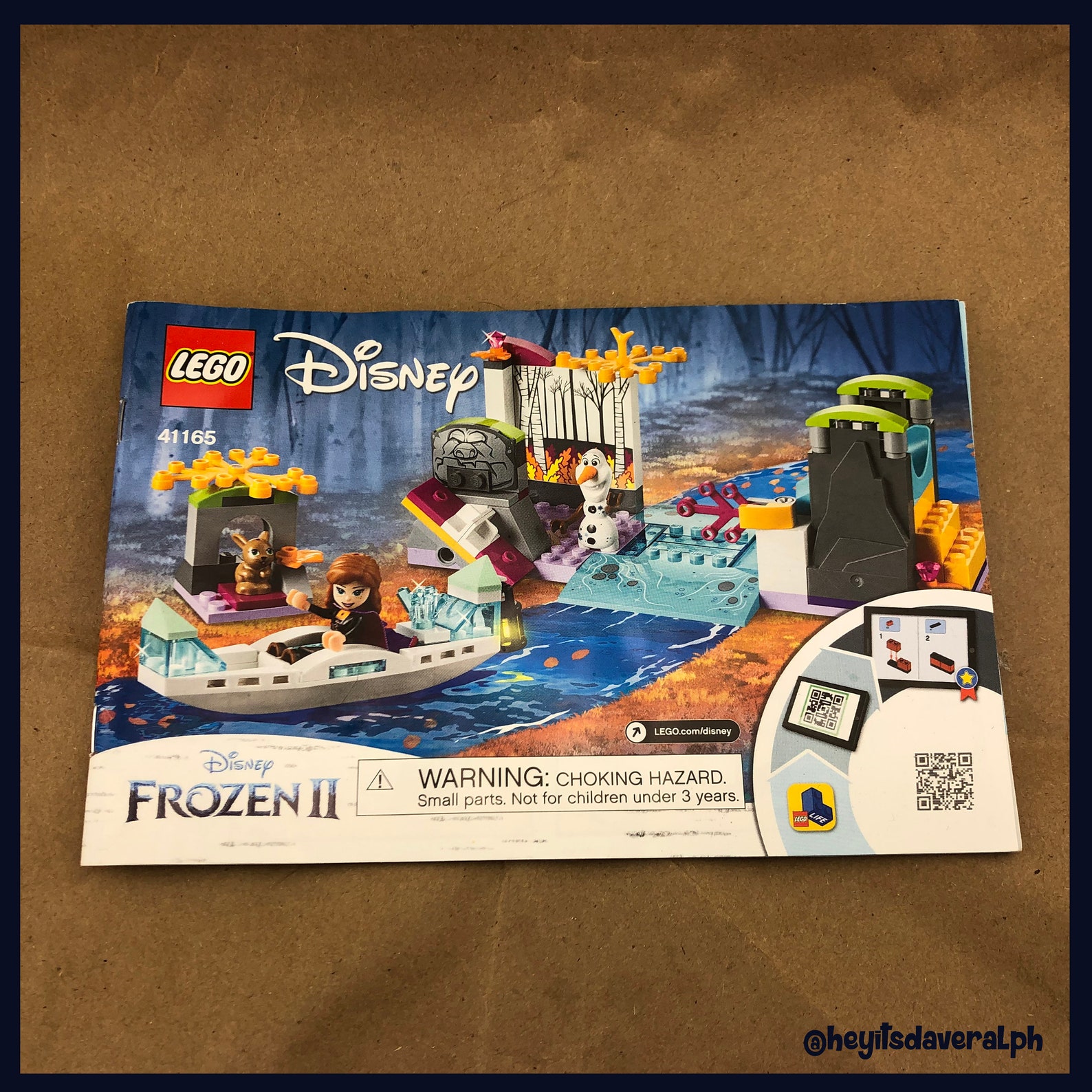 frozen 2 lego instructions 41165