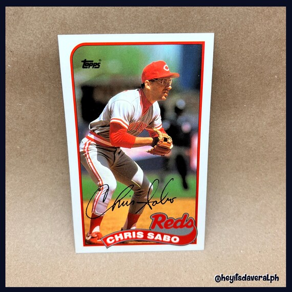 chris sabo baseball card