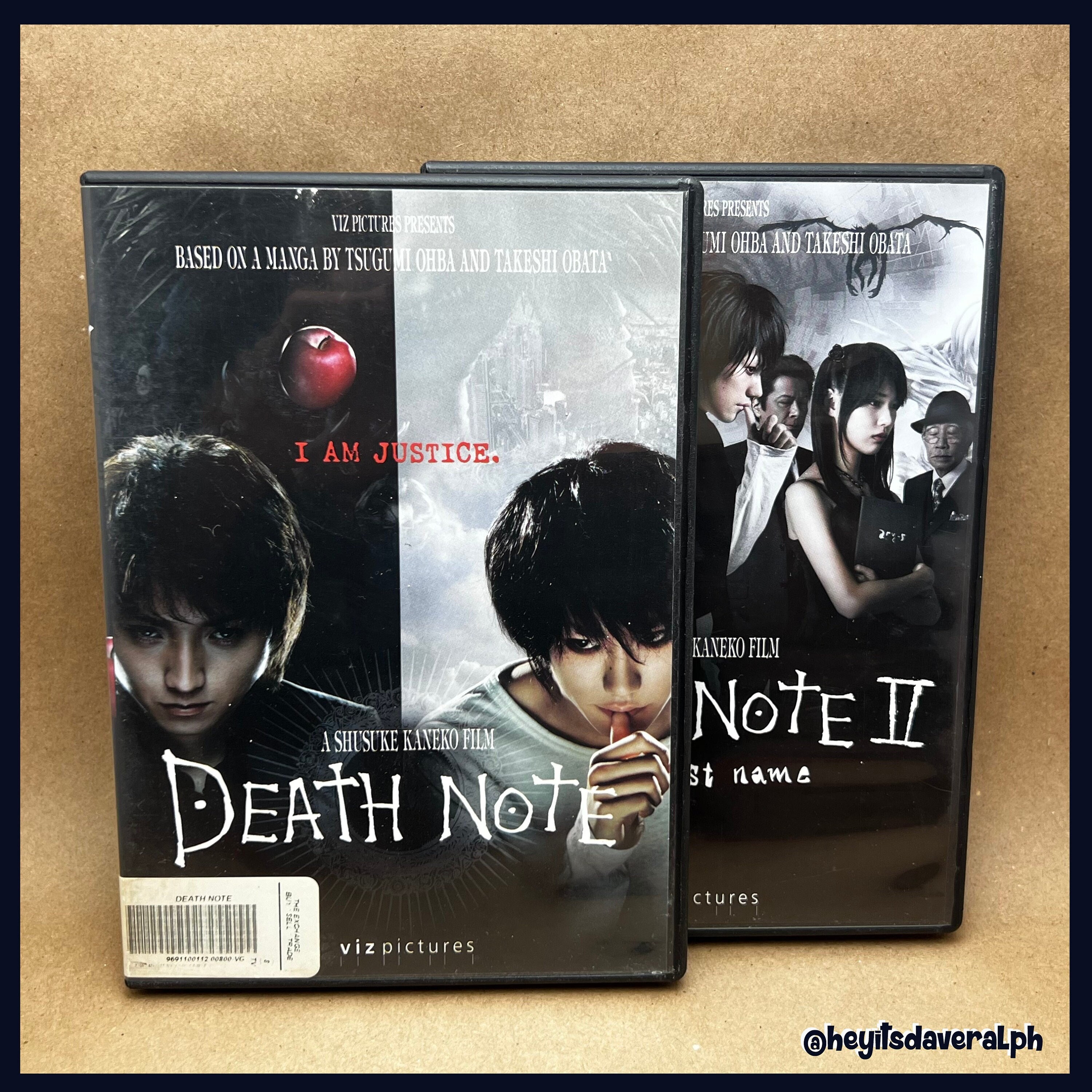 Death Note: Detalhes dos DVDs (AT)