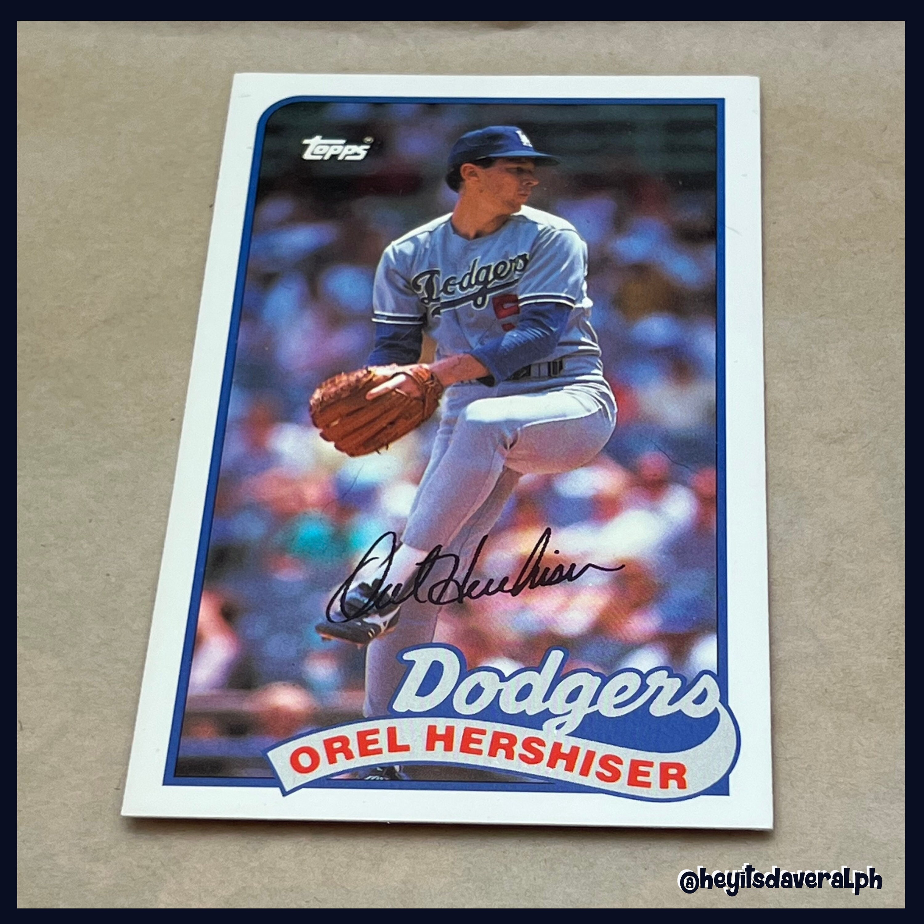 Sports Talk Baseball Card - Orel Hershiser 