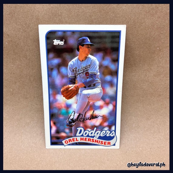 Sports Talk Baseball Card Orel Hershiser B 