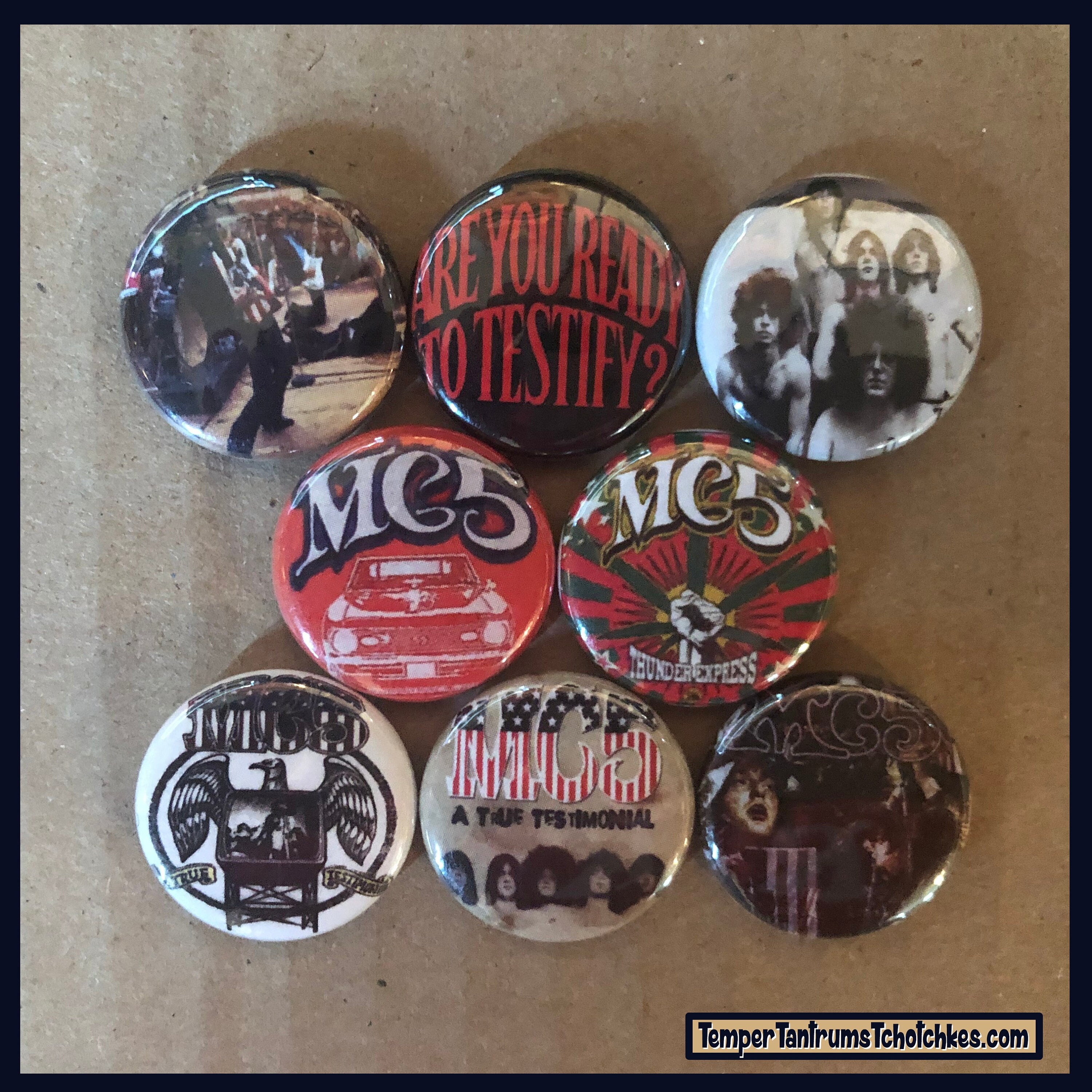 Punk Rock Buttons Pins Classic 80s 90s Music 1 Inch Size Lot of 15 (LSB4)