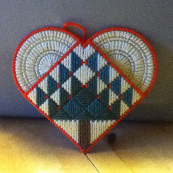 Heart Plastic Canvas Etsy