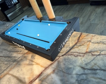 Diamond Table Pool Cue Holder