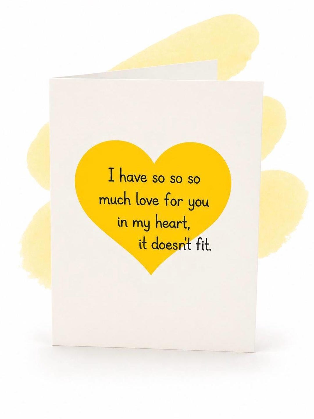 Funny I Love You Card With White Envelope - Etsy