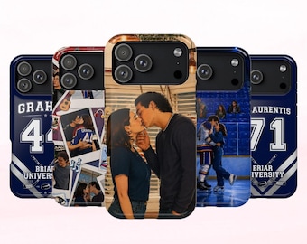 Briar University Hockey, Off Campus Phone Case, Briar Turcker Graham Phone Cover Compatible With iPhone 11 -17, Samsung S21 - S26