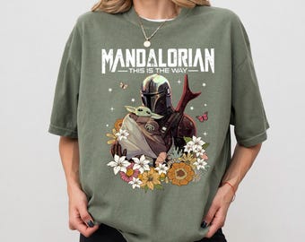 Retro Star Wars Shirt, Star Wars Mandalorian T-shirt, Star Wars This Is The Way Tee, Funny Magic Kingdom, Disney Family Trip Shirt