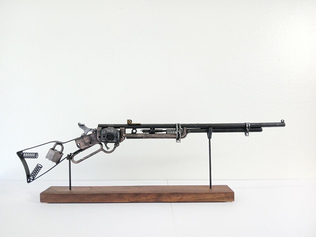 Decorative Metal Replica of the Winchester Rifle 1873 | Handmade Metal ...