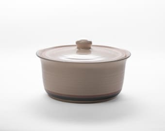 Vintage Pfaltzgraff Aura Pink Runde 2 Qt Auflaufform mit Deckel