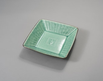 Tigela quadrada Pfaltzgraff Naturewood Serenity Green de 8 polegadas