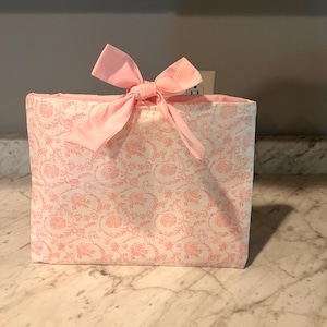 Handmade Quilted Bible Sleeve With Bow