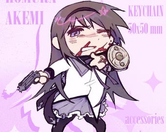 Homura Akemi Acrylic Keychain