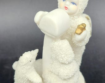 Snowbabies Trinket Box – Dept 56 “You Didn’t Forget Me” – Winter Figurine Keepsake Gift