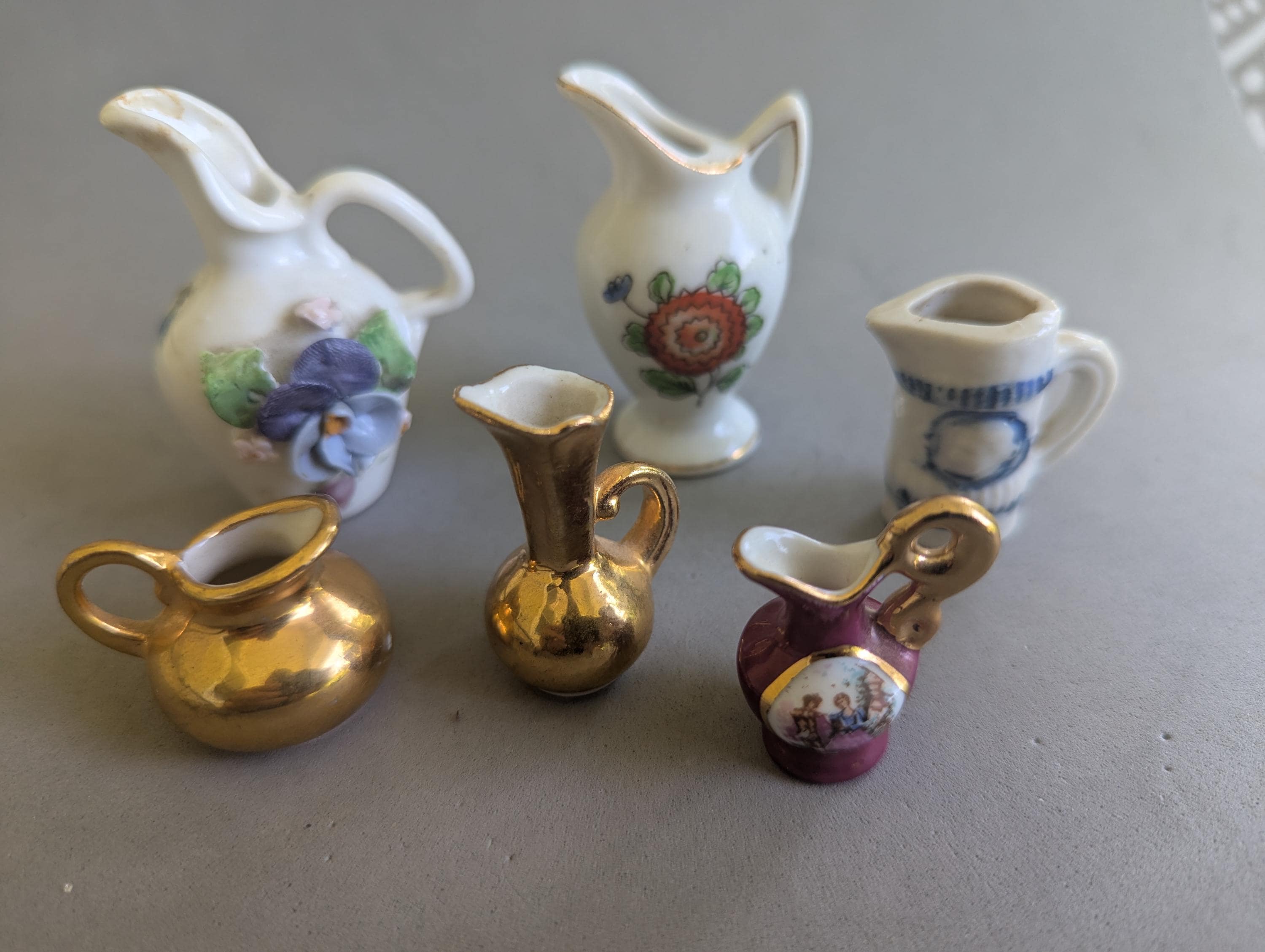  PORCELAIN ミニトレイ Vintage Miniature Pitchers Japan - Etsy
