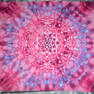 Ice dyed tapestry