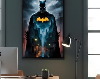 The Dark Knight Poster | Gotham's Guardian Wall Art