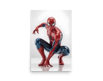 Vibrant Spider-Man Art Poster | Comic-Style Wall Decor