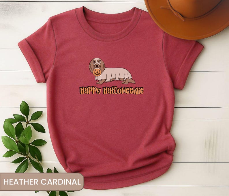 Happy Halloweenie Shirt, Cute Dachshund TShirt, Wiener Dog Mom Gift, Doxie Lover Present, Spooky Season Apparel image 10