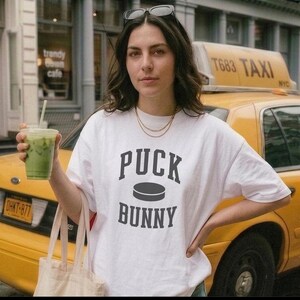 Puck Bunny Shirt, Hockey Romance T-Shirt, Briar U Book Merch, Sports Romance Tshirt, Funny Gift For Booktok Romance Readers image 2