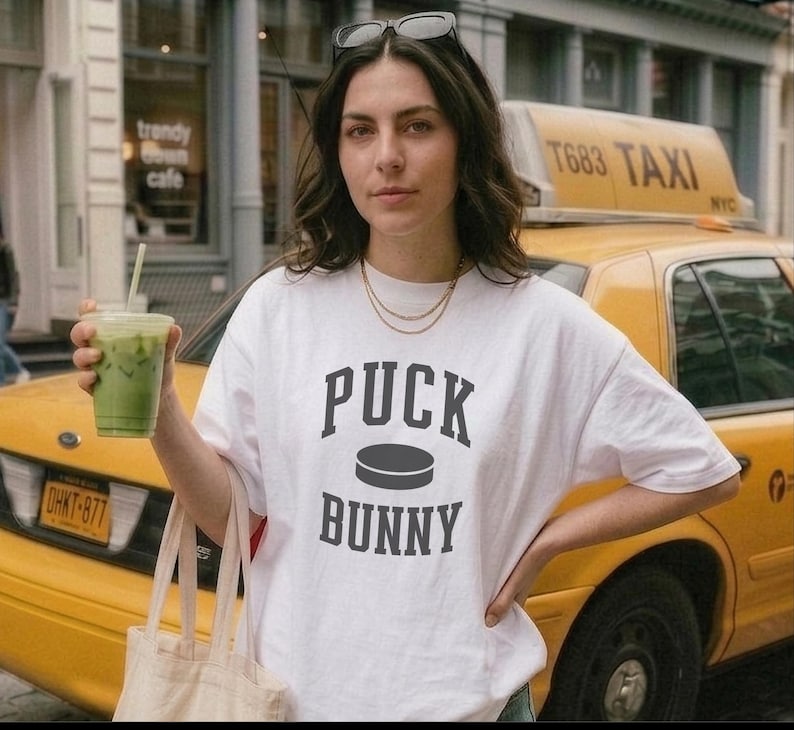 Puck Bunny Shirt, Hockey Romance T-Shirt, Briar U Book Merch, Sports Romance Tshirt, Funny Gift For Booktok Romance Readers image 2