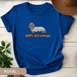 Happy Halloweenie Shirt, Cute Dachshund TShirt, Wiener Dog Mom Gift, Doxie Lover Present, Spooky Season Apparel image 9