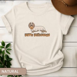 Happy Halloweenie Shirt, Cute Dachshund TShirt, Wiener Dog Mom Gift, Doxie Lover Present, Spooky Season Apparel image 6